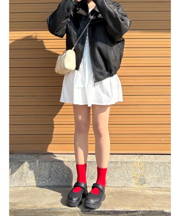 ダウンジャケット・コート [MATINKIM]piping leather bomber jumper for women in black Bomber jacket with zip - Teen Girl | MANGO OUTLET USA