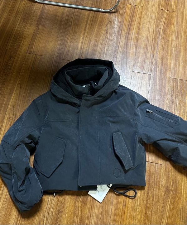 matin kim ジャンパー MUSINSA公式 | MATIN KIM LAYERED HOODY BOMBER DOWN JUMPER IN