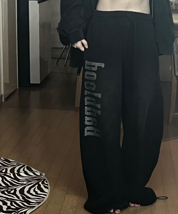 MUSINSA公式 | BADBLOOD Sun Faded 2 Jogger - Black