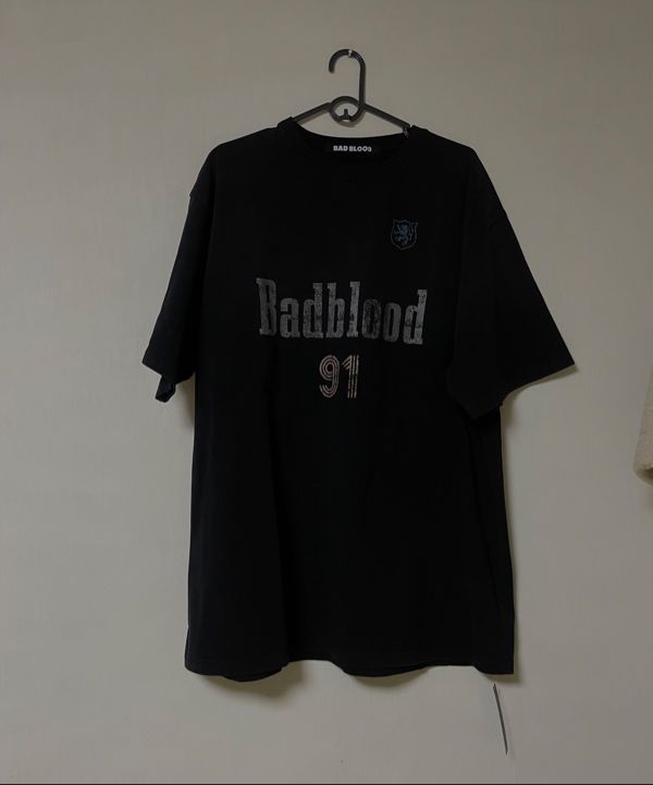 【BADBLOOD】★韓国大人気★ Sun Faded2 12 T-Shirt Black MUSINSA | BADBLOOD Sun Faded 2 1/2 T-Shirt - Black