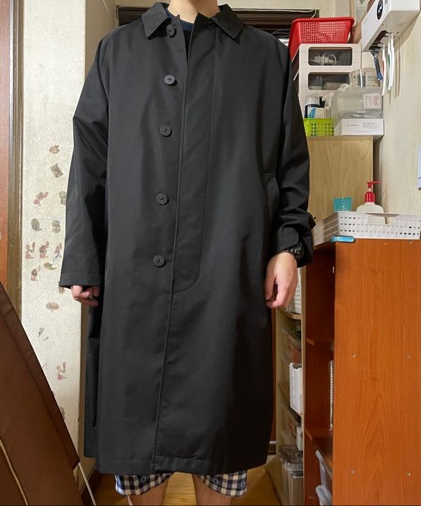 Dulcamara 春夏　オーバーサイズなブラック トレンチコート サイズ1 MUSINSA公式 | MUSINSA STANDARD オーバーサイズバルマカントレンチ