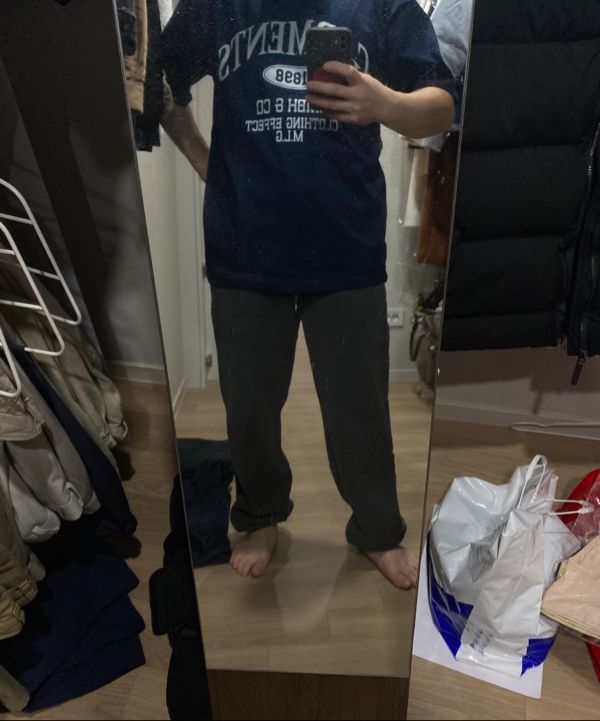 MUSINSA | HDEX Gothic Label Pigment Jogger Sweatpants