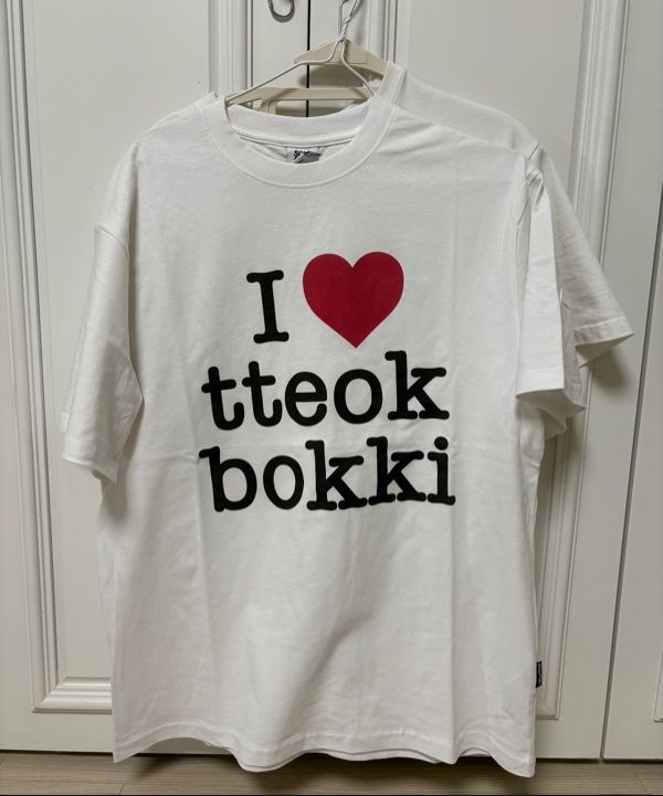 [オーバーフィット Tシャツ]SCULPTOR I Love tteokbokki Tee MUSINSA | SCULPTOR I Love tteokbokki Tee White