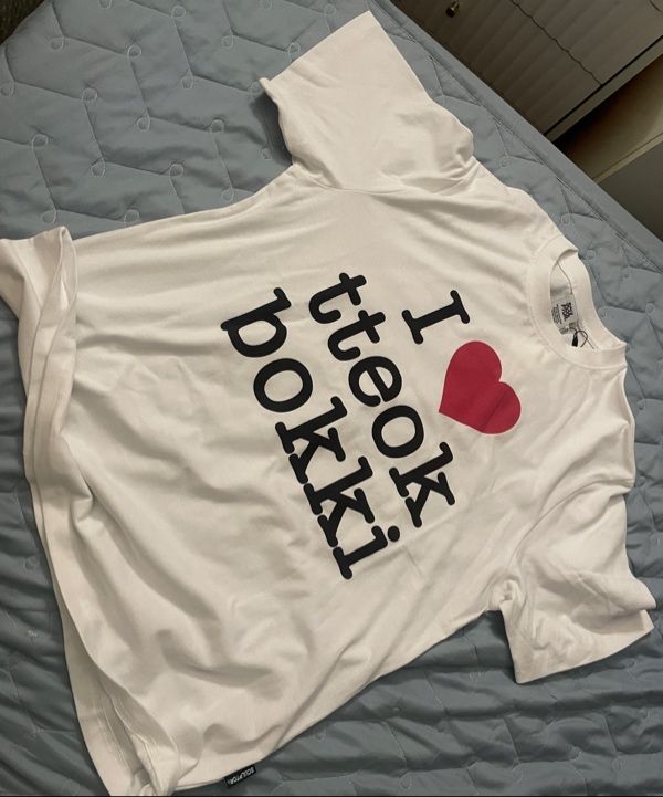 [オーバーフィット Tシャツ]SCULPTOR I Love tteokbokki Tee MUSINSA | SCULPTOR I Love tteokbokki Tee White