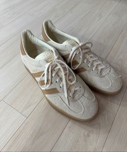 아디다스(ADIDAS) 가젤 인도어 - 원더화이트:브라운 / JR2726 - 사이즈 & 후기 | 무신사