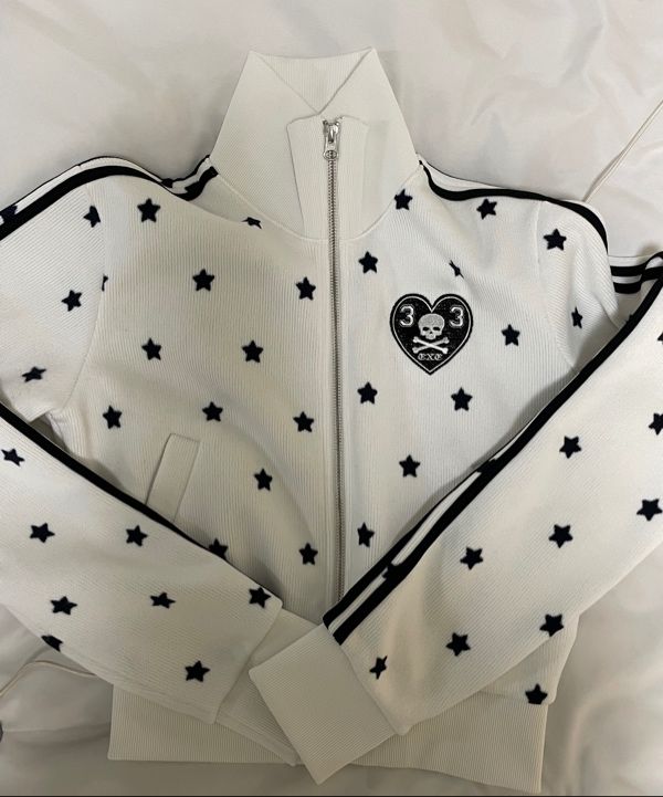 MUSINSA公式 | SETUPEXE STAR SPORTY ZIP-UP / WHITE