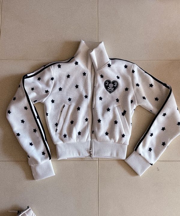 MUSINSA公式 | SETUPEXE STAR SPORTY ZIP-UP / WHITE