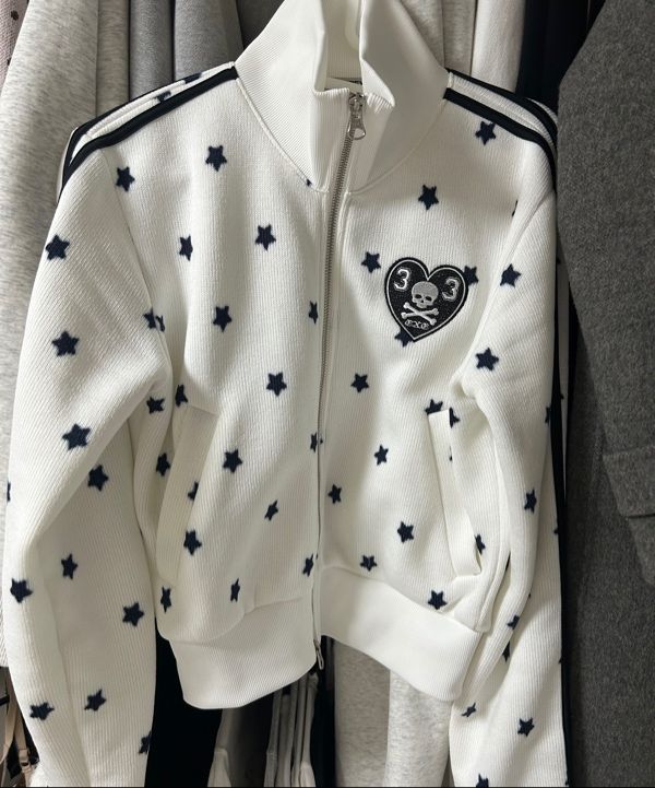 MUSINSA公式 | SETUPEXE STAR SPORTY ZIP-UP / WHITE