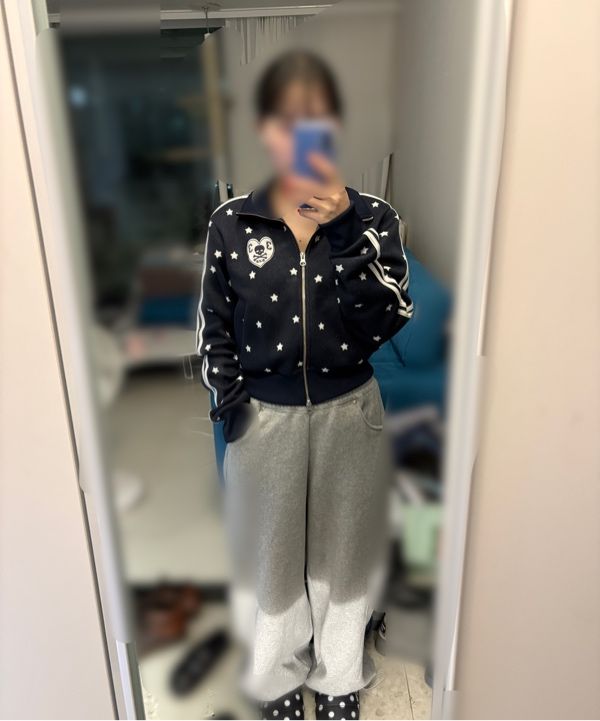 MUSINSA公式 | SETUPEXE STAR SPORTY ZIP-UP / NAVY
