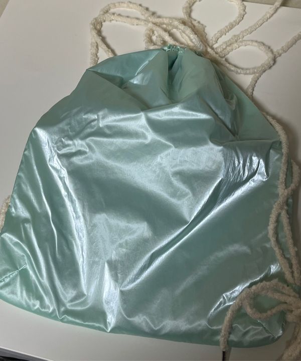 MUSINSA | fennec HEART STRING BAG - BLUE