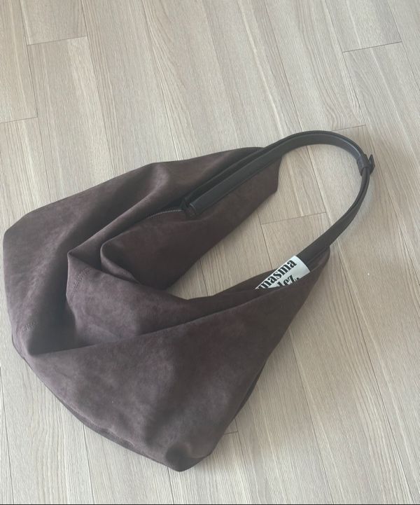 MUSINSA | MASMARULEZ Wing Suede Bag _ Chocolate Brown