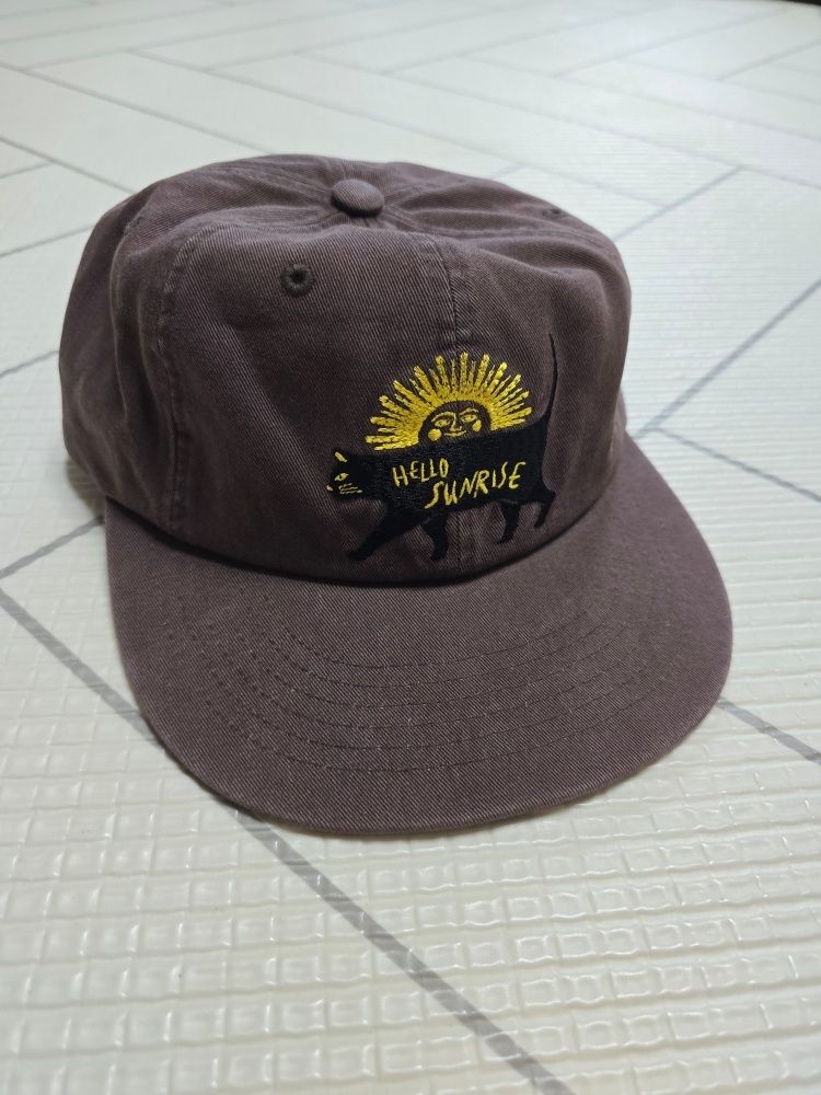 キャップ HELLO SUNRISE Washed VTG Cat Logo 6panel CapLight Gray HS44C MUSINSA | HELLO SUNRISE Washed VTG Cat Logo 6panel Cap_Light