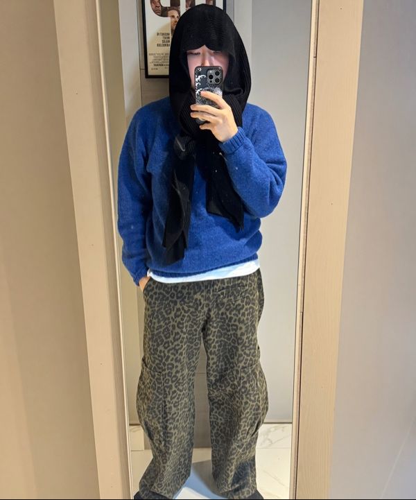 ◇PARTIMENTO◇ Wool Hoodie Muffler Blue MUSINSA | PARTIMENTO Our Hoodie Muffler Blue