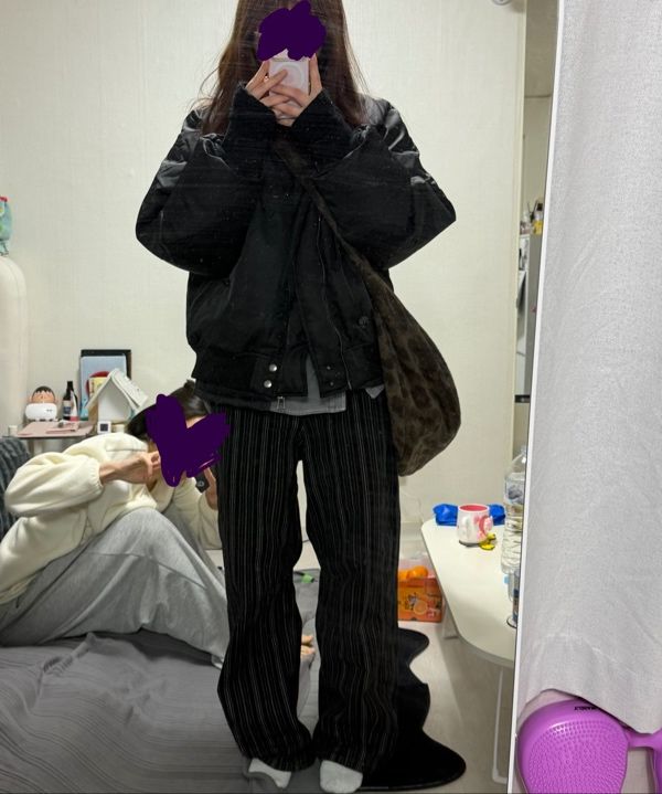 MUSINSA公式 | PARTIMENTO 1950 N2B ミリタリーショートパーカー ブラック