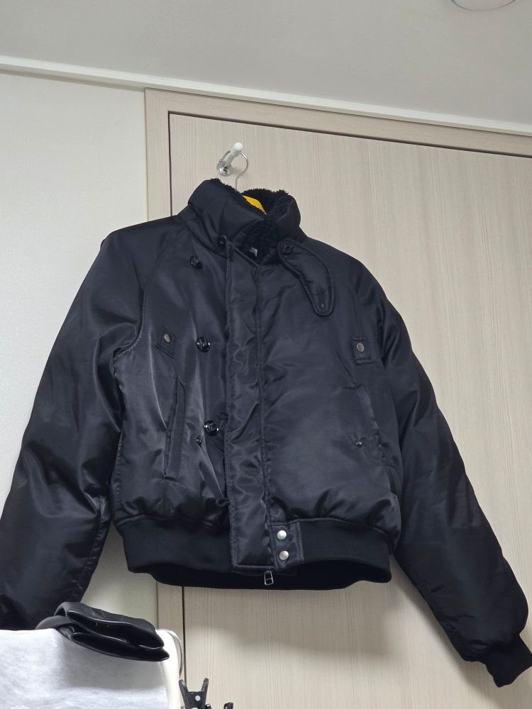 MUSINSA公式 | PARTIMENTO 1950 N2B Military Short Parka Black