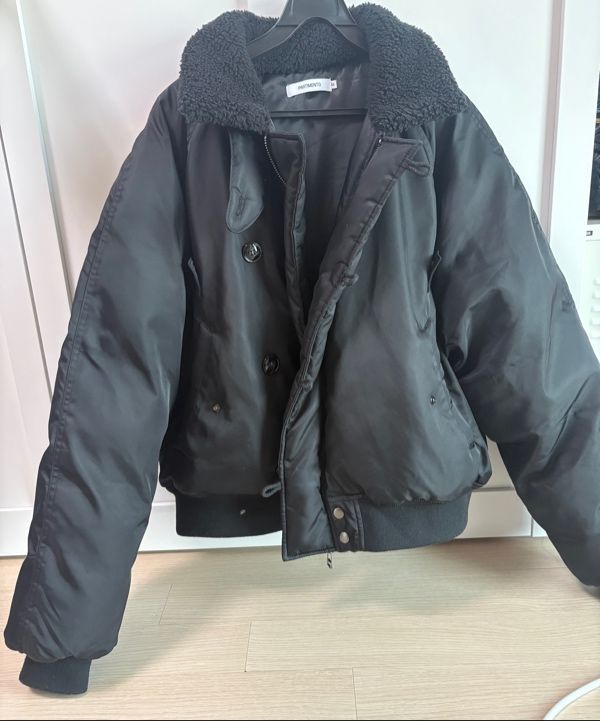 MUSINSA公式 | PARTIMENTO 1950 N2B ミリタリーショートパーカー ブラック