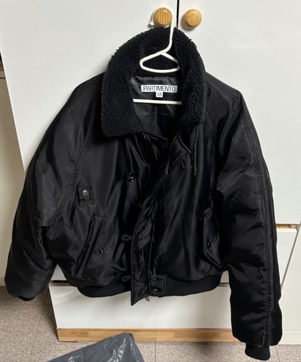 MUSINSA公式 | PARTIMENTO 1950 N2B Military Short Parka Black