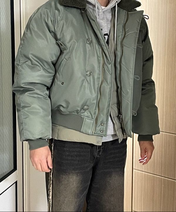 マウンテンパーカー PARTIMENTO 1950 N2B Military Short Parka Sage Green PY-24271 MUSINSA | PARTIMENTO 1950 N2B Military Short Parka Sage Green