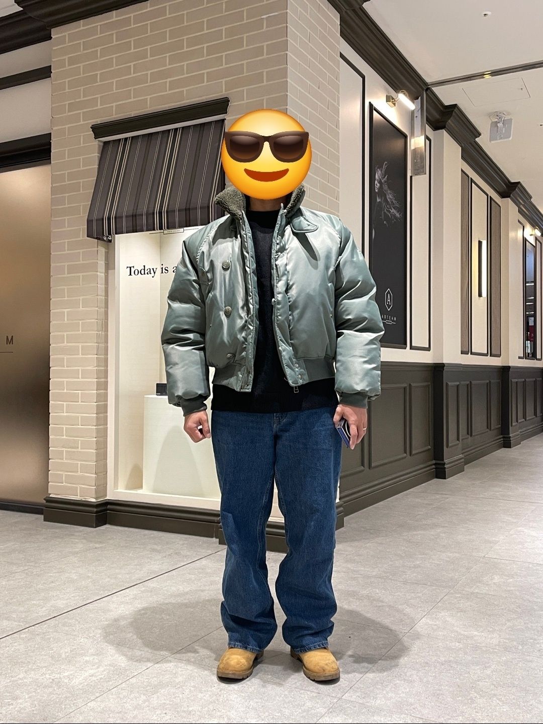 MUSINSA | PARTIMENTO 1950 N2B Military Short Parka Sage Green