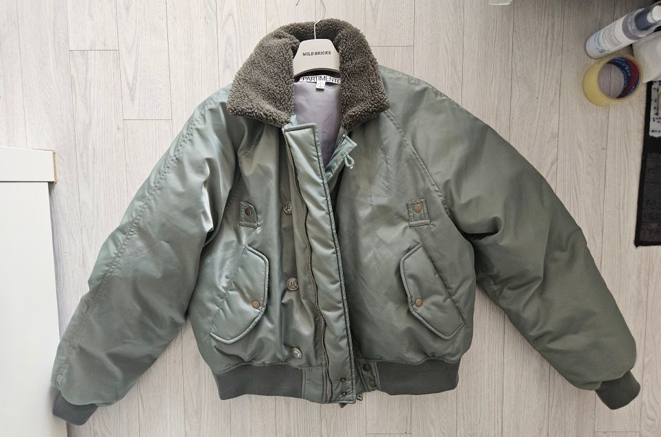 PARTIMENTO N2B ミリタリーショートパーカー セイジグリーン MUSINSA公式 | PARTIMENTO 1950 N2B ミリタリーショートパーカー