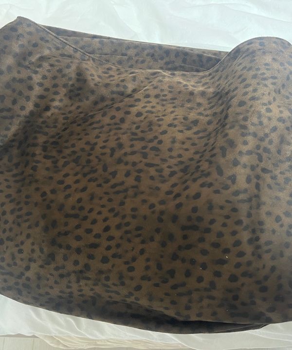 MUSINSA | SAND MUSEUM CACTUS HOBO BAG [Leopard Brown]