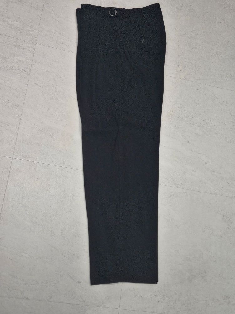 MUSINSA公式 | ANOTHER OFFICE Santiago Mild Slacks (Navy)