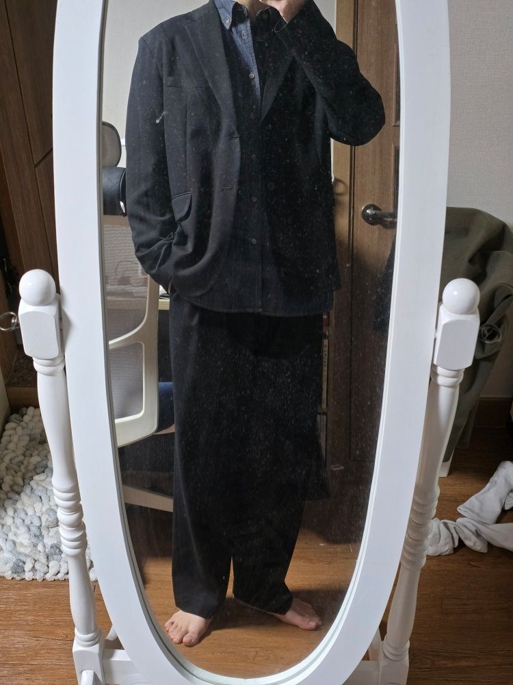 MUSINSA | ANOTHER OFFICE Santiago Mild Slacks (Black)