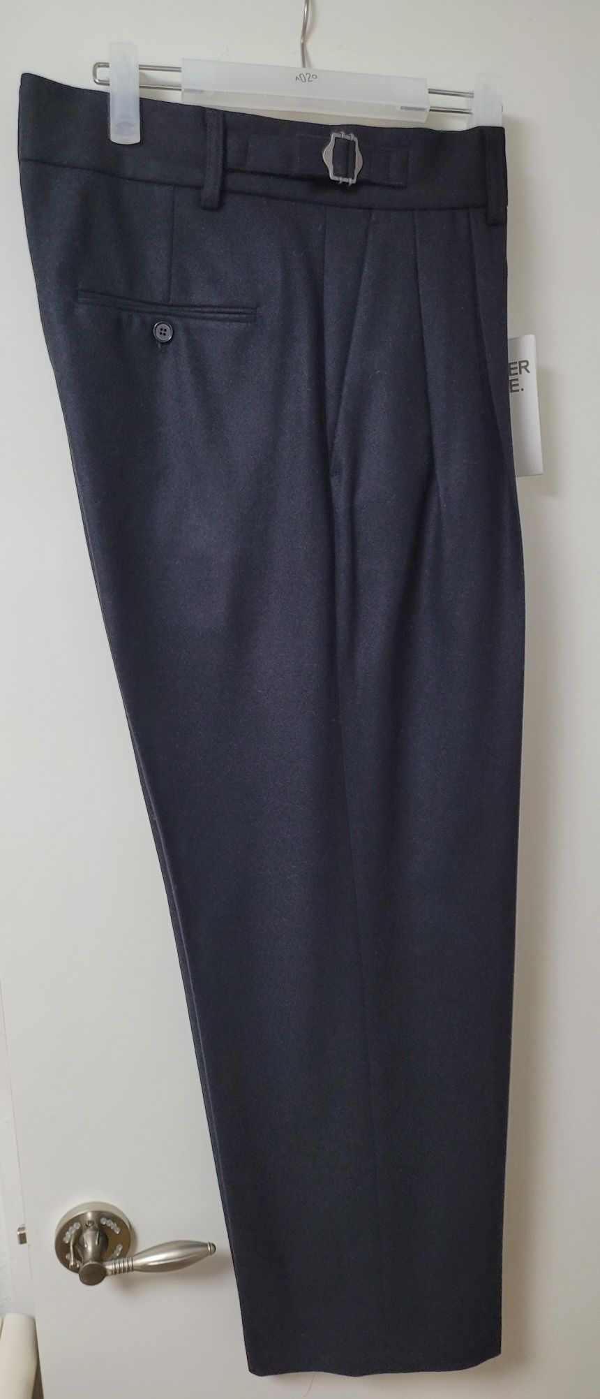 MUSINSA | ANOTHER OFFICE Santiago Mild Slacks (Black)