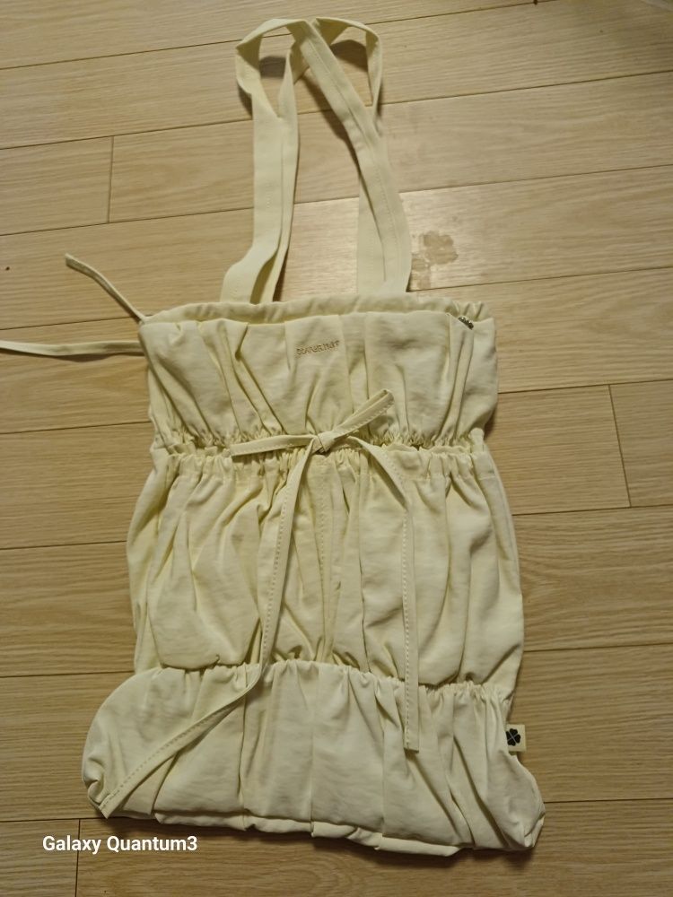 MUSINSA | COVERNAT WOMAN Clover Heart Shirring Ribbon Eco