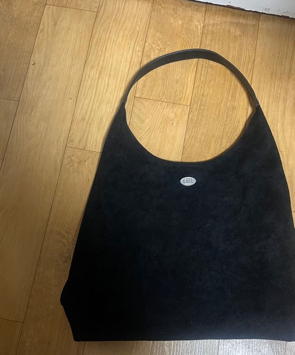 MUSINSA公式 | DUMARO Merci Suede Shoulder Bag / Coffee