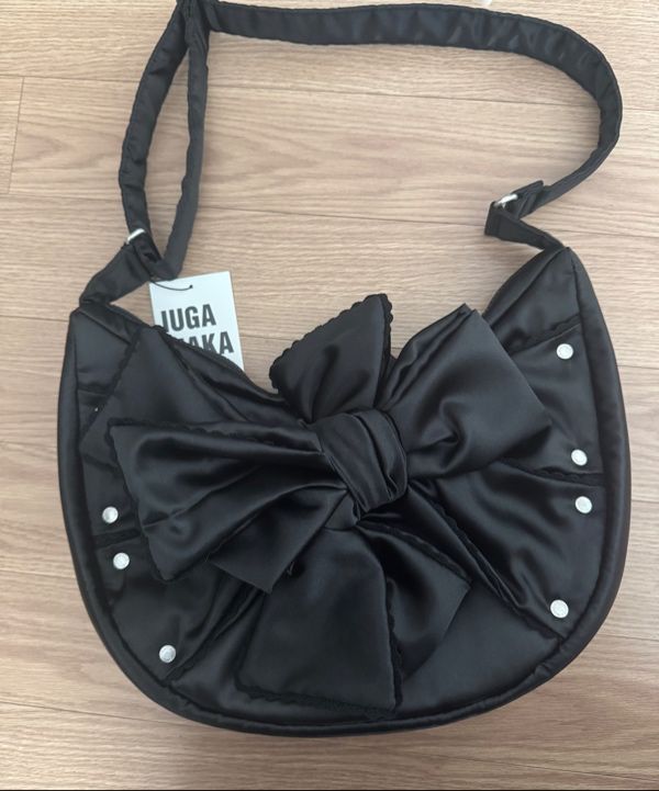 ショルダーバッグ・ポシェット IUGAMAKARAS Laced Ribbon Shoulder Bag 4FT1862 org.jpg