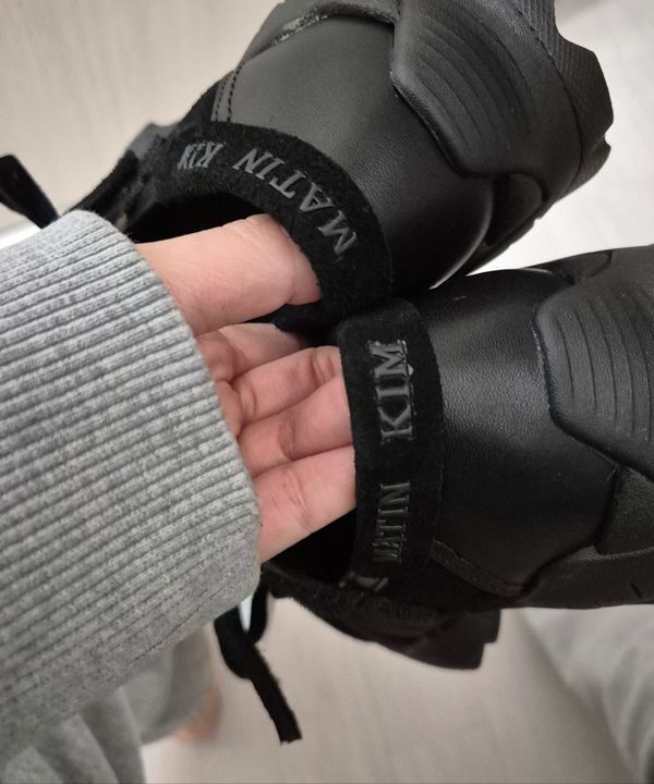 MUSINSA | MATIN KIM SUEDE BALLET SNEAKERS IN GREY
