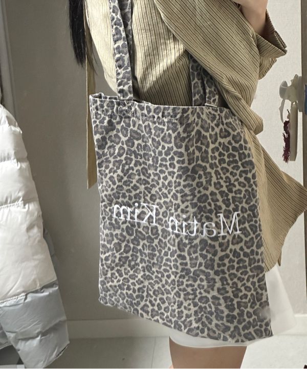 MUSINSA | MATIN KIM MATIN LEOPARD ECOBAG IN MIX