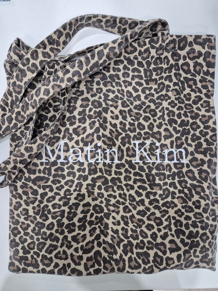 MUSINSA | MATIN KIM MATIN LEOPARD ECOBAG IN MIX