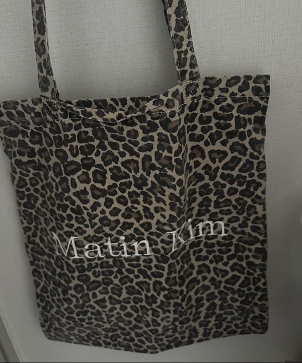 MUSINSA | MATIN KIM MATIN LEOPARD ECOBAG IN MIX