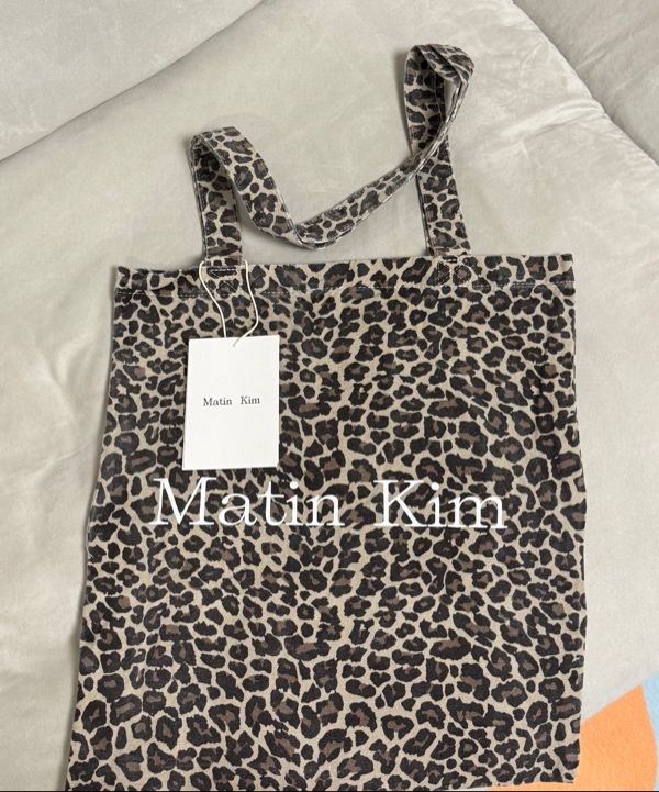 ● MATIN KIM ● MATIN LEOPARD ECOBAG MATIN LEOPARD ECOBAG IN MIX – Matin Kim