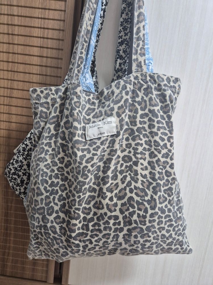 Matin Kim☆MATIN LEOPARD ECOBAG IN MIX MUSINSA | MATIN KIM MATIN LEOPARD ECOBAG IN MIX