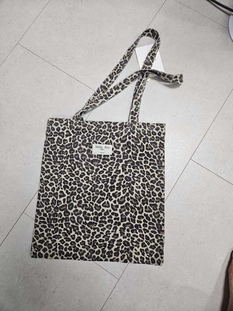MUSINSA | MATIN KIM MATIN LEOPARD ECOBAG IN MIX