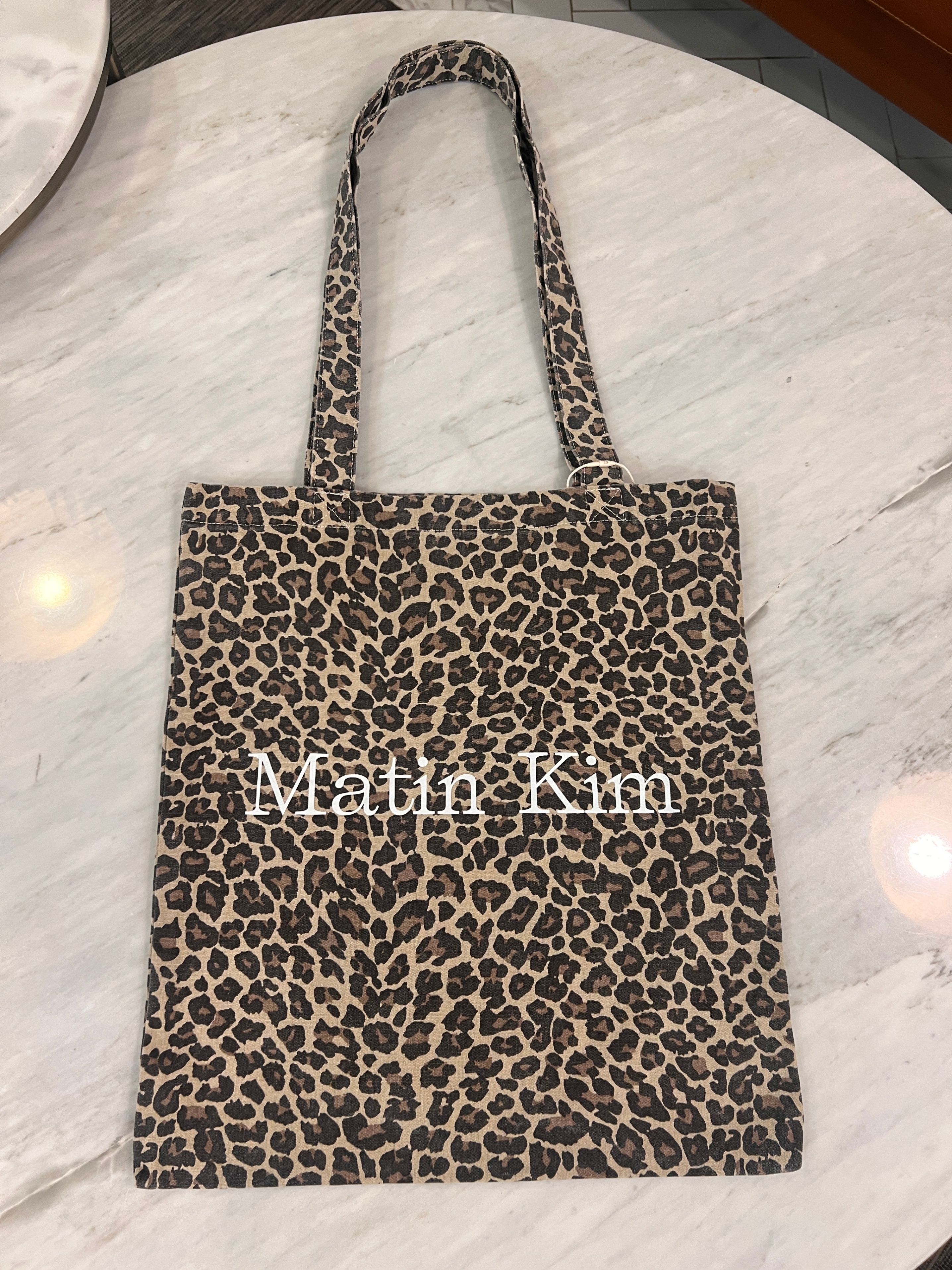 MUSINSA | MATIN KIM MATIN LEOPARD ECOBAG IN MIX