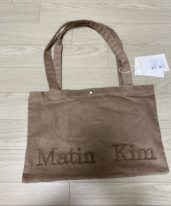 ★MATIN KIM★MATIN CORDUROY MIDDLE ECOBAG★ MUSINSA | MATIN KIM MATIN CORDUROY MIDDLE ECOBAG IN PINK