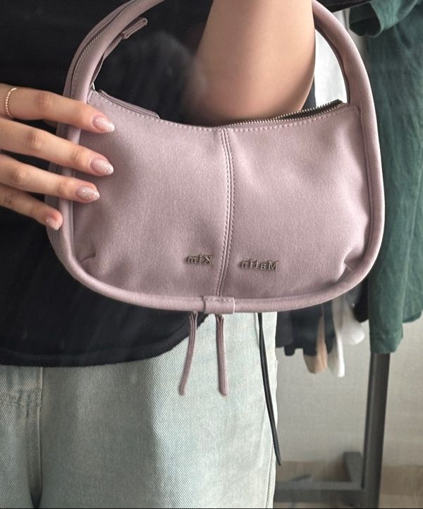 MUSINSA | MATIN KIM ZIP AROUND SUEDE MINI BAG IN MUSTARD