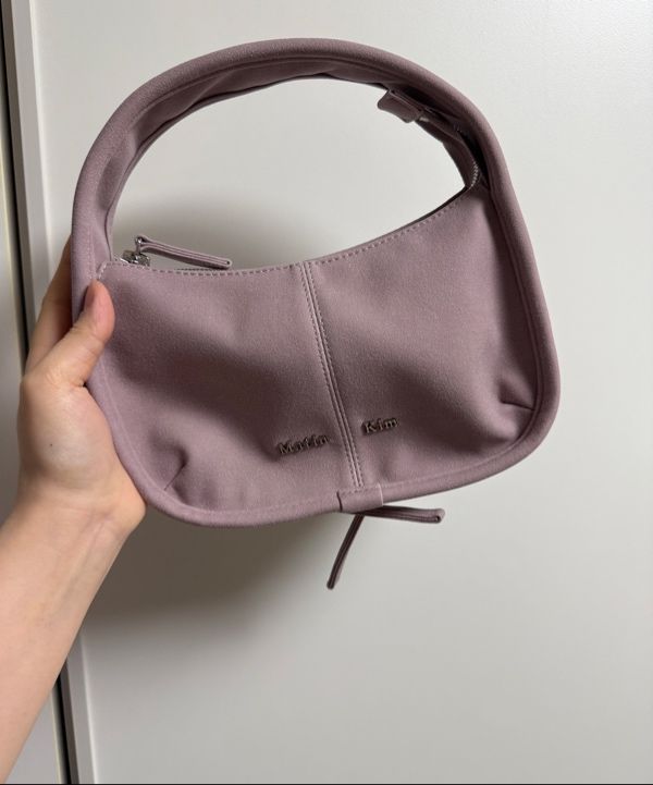 MUSINSA | MATIN KIM ZIP AROUND SUEDE MINI BAG IN MUSTARD