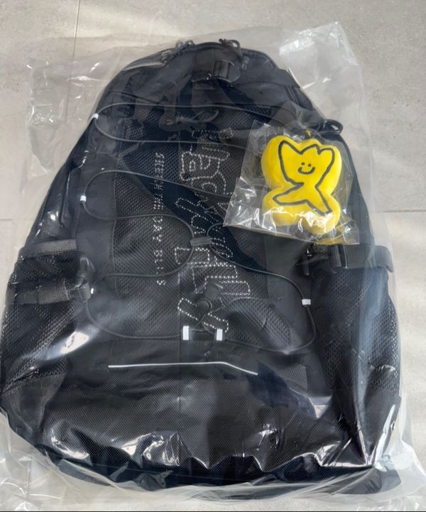 MUSINSA公式 | WACKY WILLY [25SS] Mesh String Backpack Black