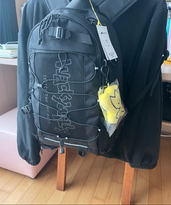 バックパック・リュック [WACKYWILLY] Mesh String Backpack (Black) Wacky WiLLy】Mesh String Backpack Black (Wacky WiLLy/バック