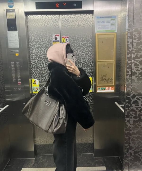 MUSINSA | ASON BONITA BIG BAG / BROWN