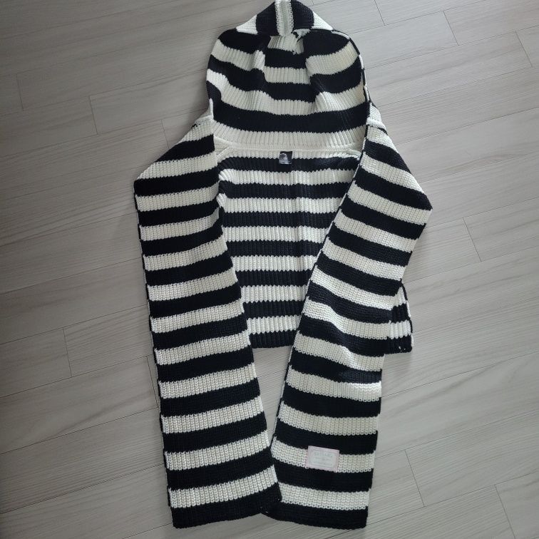 ショール マフラー Knit Hoody Shawl Muffler/TATIANA MUSINSA | TATIANA Knit Hoodie Shawl Muffler MF8116 3 Colors