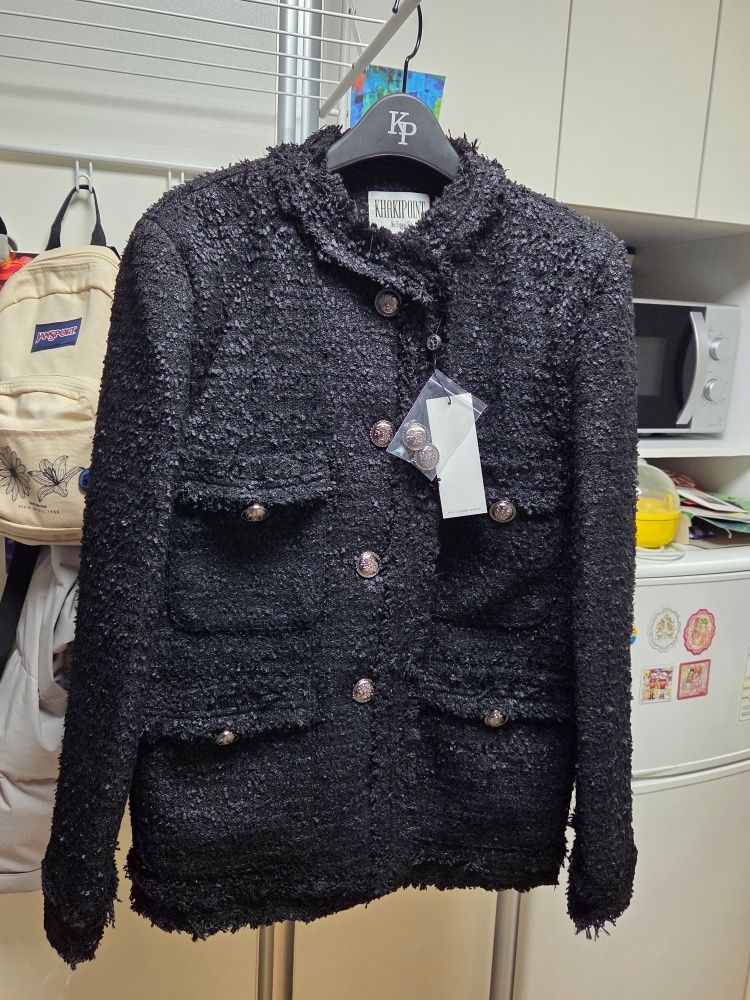 【KHAKIPOINT】Antique Tweed Jacket (black) MUSINSA | KHAKIPOINT Antique Tweed Jacket (black)