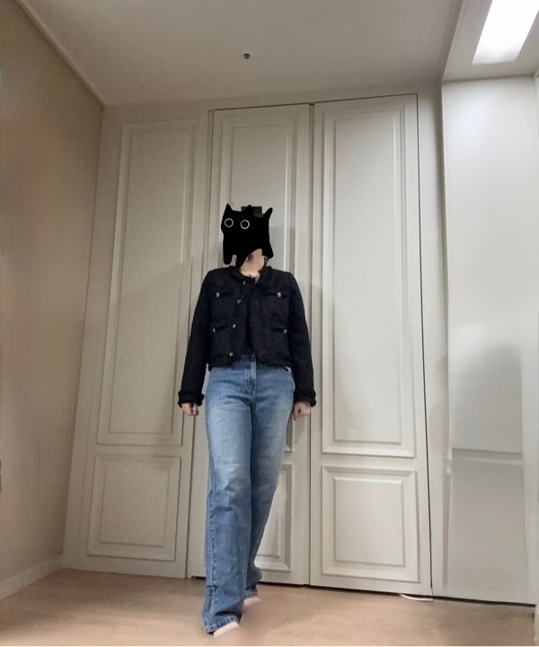 ● KHAKIPOINT ● Antique Crop Tweed Jacket MUSINSA | KHAKIPOINT Antique Crop Tweed Jacket (black)