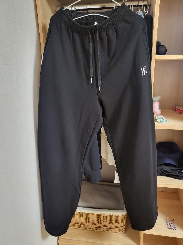 MUSINSA公式 | WOOALONG OG Signature relax wide pants (7colors)