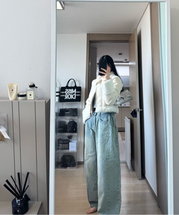 ◆KHAKIPOINT◆ Stitch Fur Mustang ivory P0000BFD MUSINSA | KHAKIPOINT Stitch Fur Mustang (ivory)